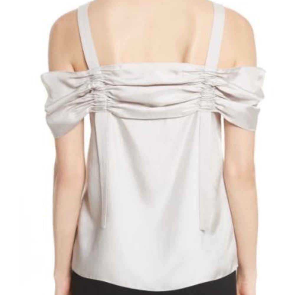 🍾 Tibi Medini Twill Camisole Stone Silk - Picture 7 of 8